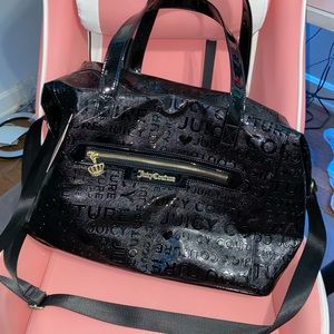 Juicy Couture Black Weekender Bag